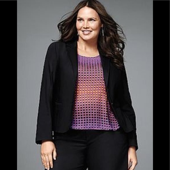 lane bryant black jacket